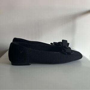 VIVAIA Margot 2.0 Women's Casual Black Flats with Removable Bows (Dora) Size 9